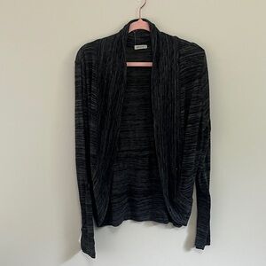 Ardene Women's Charcoal Open Front Cardigan